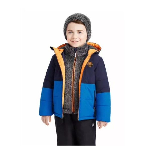 NWT Gerry Weber Kids' 3-piece Systems Puffer Jacket Coat 2 Jackets Blue Size 3T - Picture 3 of 8